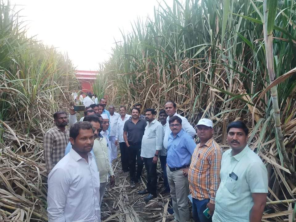 Dr Tushar with Farmers