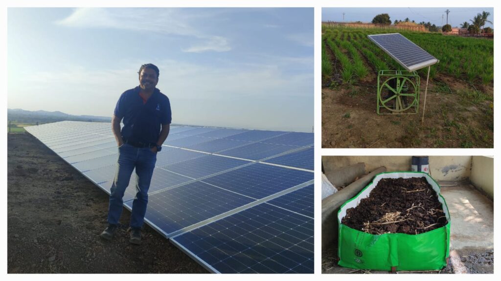 Renewble energy and vermicompost projects of Dr Tushar